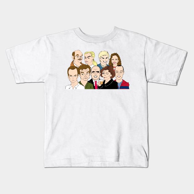 HILARIOUS TV SHOW!! Kids T-Shirt by cartoonistguy